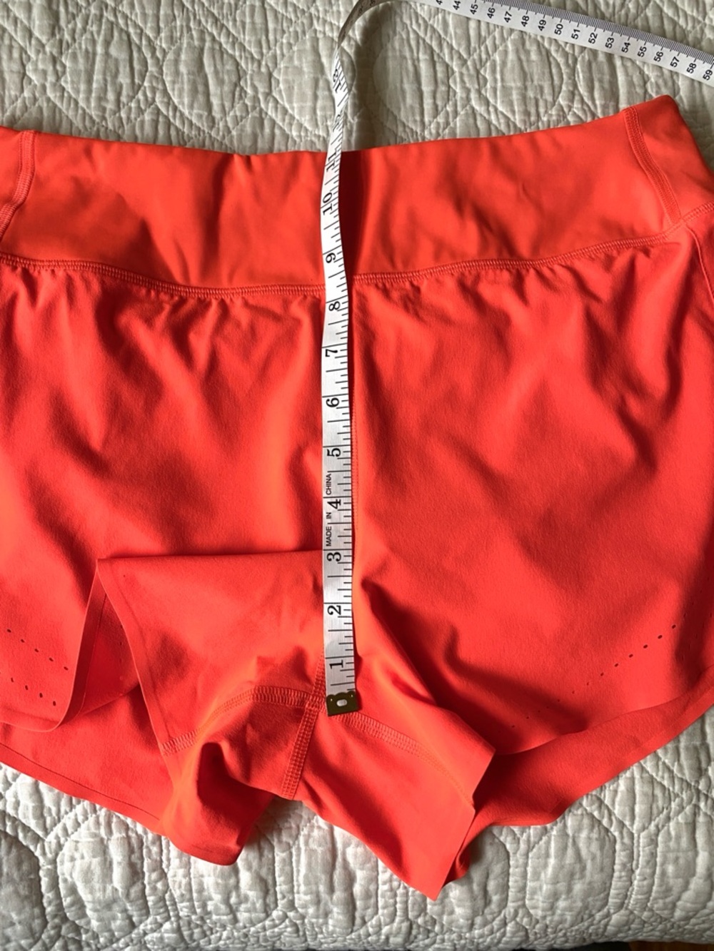 Athleta x Allyson Felix Bright Orange Legend Run With It Shorts Size M - Picture 5 of 14